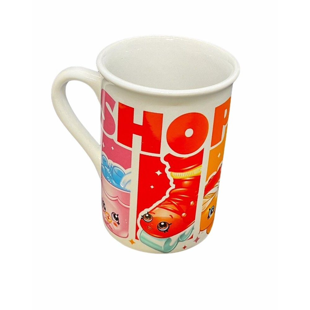 Shopkins Colorful Coffee Cup‎ Mug 4” Tall Microwave & Dishwasher Safe 2017